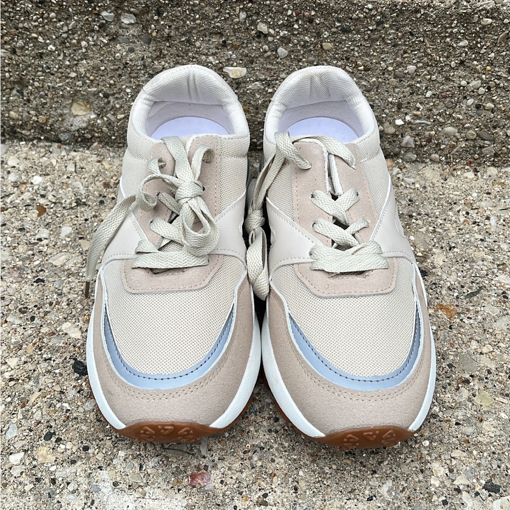 Neutral Athletic Tennis Shoes
